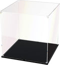 Clear Acrylic Display Case, Easy Assembly Showcase Large Box(14x14x14 inch) | dofopo Dust Protection Case for Action Figures and Dolls, Alternative Glass Box for Collectibles Commemorative Gifts