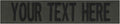 Custom Uniform Name Tapes Solid Colors. Olive Drab Webbing, 3.5 Inch Hook Fastener (Uniform Ready Fastener)
