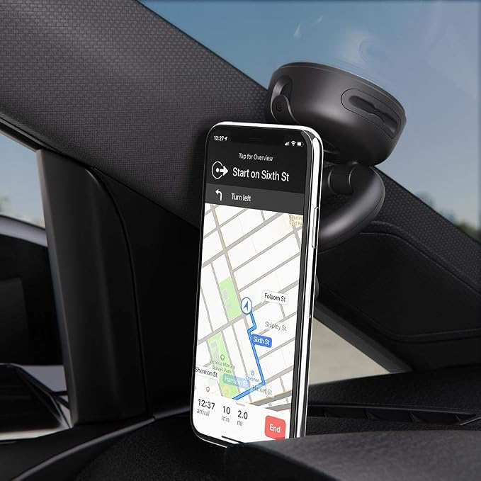 PopSockets Car Vent Phone Mount- White | Air Vent Clip, Compatible with PopSockets, Hands-Free, White