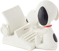 Hallmark Peanuts Snoopy Cell Phone Holder (Typewriter) Office Supplies | Resin Construction, Snoopy at Typewriter with Schulz Detail