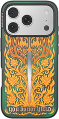 PopSockets iPhone 17 Pro Phone Case with MagSafe- Fireheart | Magnetic, Wireless Charging, Camera & Drop Protection, Acotar, Throne, Glass, Sarah, Dragon