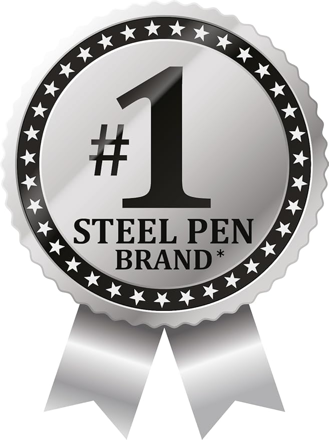 Zebra Pen F-Series Ballpoint Stainless Steel Pen Refill, Fine Point, 0.7mm, Blue Ink, 2-Count (Pack of 2)