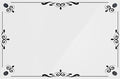 Acrylic Dry Erase Board for Wall with Stylish Border - Shipped Next Day, Made in USA, Non-Magnetic Whiteboard, Wall Mounted Board, Easy to Clean (White - 11x14)