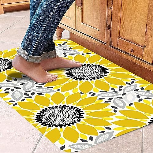Mloabuc Kitchen Rugs and Mats,Washable Non-Slip Floor Mats Door Mat