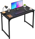 FDW 39 inches Computer Desk, Modern Simple Style Desk for Home Office, Study Student Writing Desk,Black