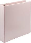 Samsill Plant-Based 1.5 Inch Durable D-Ring, View Binder, Eco-Friendly, USDA Certified Biobased, Single, Rose