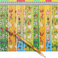 Fainne 72 Pieces Assorted Pencils for students with Eraser, Farm Animal Cute Sheep Pig Novelty Fun Wooden Pencils for Students Reward Prize Classroom Party Favors