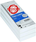 Pyramid Time System - Authentic Time Cards [44100-10PK3] White - 300 Cards | For Pyramid 4000, 4000ProK, 4000HD, 5000 & 5000HD Series, Time Sheets for Auto Totaling Time Clocks (3.5 x 9 In), 300 Cards