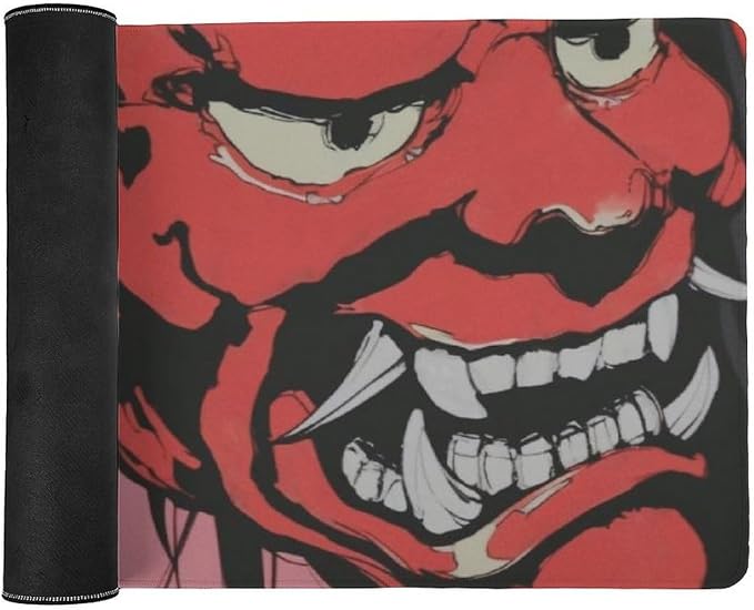Japanese Female Samurai Anime Girl Large Mouse Pad Gaming Mousepad Keyboard Computer Pad Non-Slip Rubber Desk Mat Home Office 40x90cm