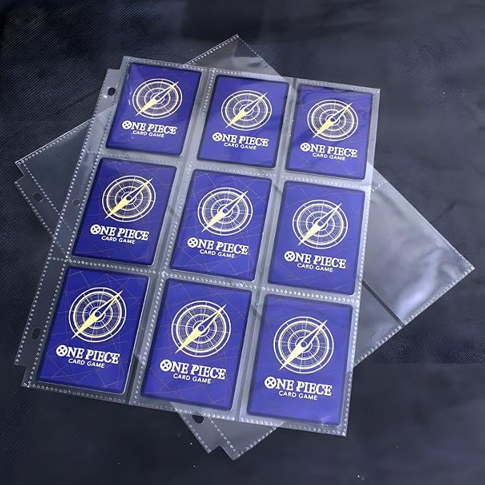 100 Pack 11-Hole Sheet Protectors, Top-Loading Clear Sleeves, Heavy Duty, Waterproof/Dustproof, High Transparency, Fits 3-Ring Binders, Thick & Durable for Photos/Documents