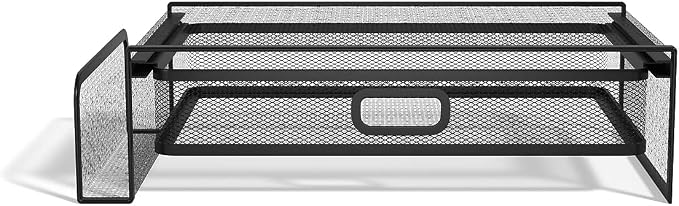 TRU RED Mesh Phone Stand for Desktop Phones – Telestand Desk Organizer for Office Use