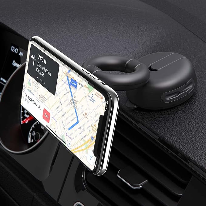 PopSockets Car Vent Phone Mount- White | Air Vent Clip, Compatible with PopSockets, Hands-Free, White