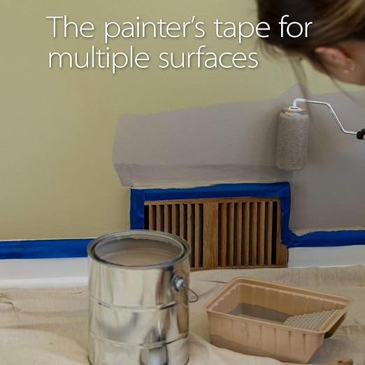 Duck Painter's Tape, Blue, 1.88-Inch x 60-Yard | Clean Release | Pack of 2 | Model 240195
