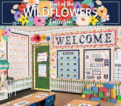 Teacher Created Resources Wildflowers Welcome Bulletin Board (TCR6695)