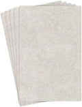 Smoke Gray Stationery Parchment Paper | 24 Lb Bond / 60 lb Text / 90 GSM Paper | 50 Sheets Per Pack | 11” x 17” Inches
