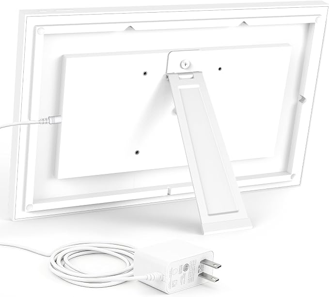 15.6" Digital Calendar Family Electronic Calendar & Chore Chart,Wall/Desk Planner Smart HD Touchscreen Interactive Display Support App, Pomodoro Timer,Planner for Schedules,Meals,Chore,Gifts for Mom Dad(White)