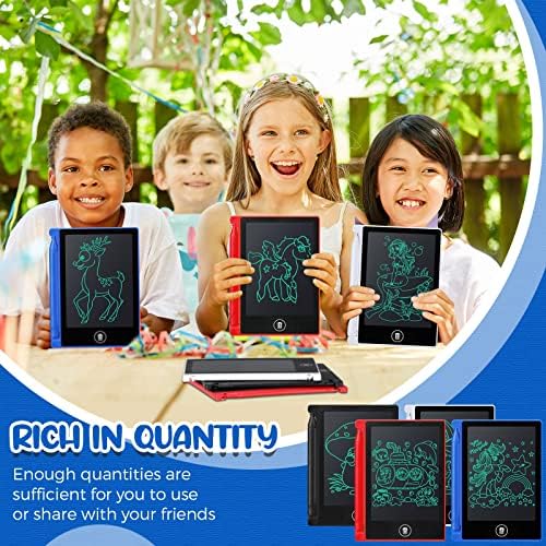 Zhehao 32 Pcs LCD Writing Tablet for Kid Mini Doodle Board,Plain Colors