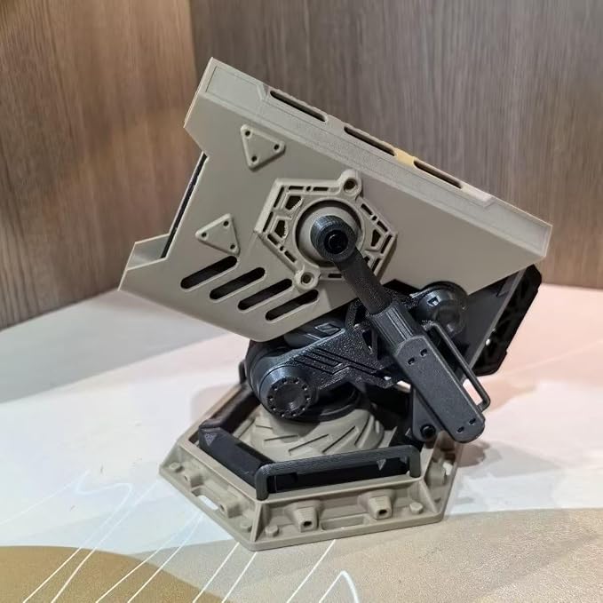 Creative Pen Holder,‌Military Style 3D Printed Pen Holder - Adjustable Click-Lock Desktop Organizer, Battlefield Mech Model Utility Ornament, PETG Material, EVA-00 PROTOTYPE