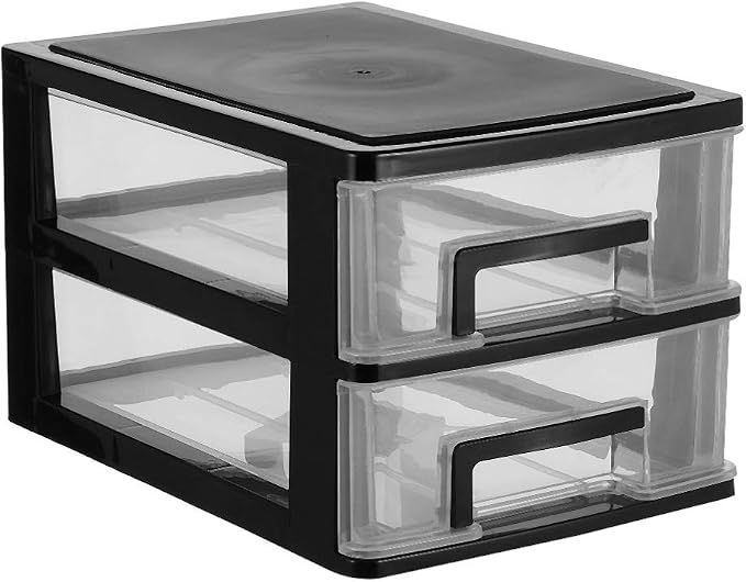 Cosmetic Organizer Mini Plastic Drawer Organizer Plastic Storage Drawers Storage Bins with Drawers Home Office Desktop Organizer Small Storage Drawer for Craft,Bathroom,Dorm,Desk