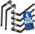 1InTheOffice Cubicle Hangers, Metal Adjustable Hanger, Cubicle Hanger for Rails 6 Pack