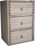 DDYURI Wood Tabletop Storage Cabinet Organization Box Caddy with 3 Drawers for Office Supplies Desktop Dresser Organizer Dark Brown