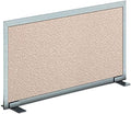 OBEX Acoustical Free Standing Privacy Screen, Cubicle Accessories Desk Privacy Panel, Desk Dividers for Office, Office Furniture Partitions Portable Sound Proof Dividers, 24" x 66", Overcast