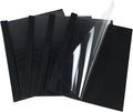 RAYSON TBC8-25 Thermal Binding Covers, 5/16 Inch, Black Letter Size Holds 80 Sheets, 25 Pack