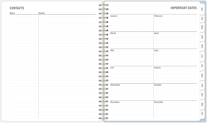 Blue Sky 2027 24-Month Monthly Planner Calendar, 8"x10", Large Print, Moyer
