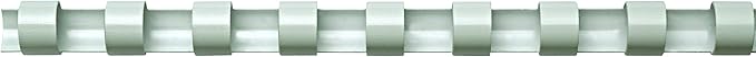 Fellowes A4 25 mm Plastic Binding Combs for Comb Binding Machine, Binds 181 to 200 Pages, White, Pack of 50
