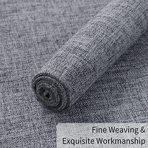 Homaxy Cloths Placemats for Dining Table Set of 6, 13" x 19", Dark Grey