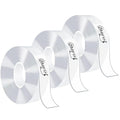Ohayooz® Extra Strong Double Sided Tape Heavy Duty Removable 30FT, Clear Sticky Adhesive Nano Tape Tough Washable Waterproof Mounting Tape for Hanging Picture, Poster, Carpet, Photo Deco, Pack of 3