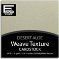 DESERT ALOE—12x12 Textured Cardstock | 80lb Textured Green Scrapbook Paper | Premium Cardstock for Cricut Cutting | 25 Sheets