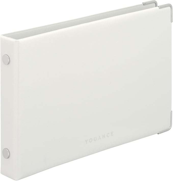 Maruman FM64-06 Loose Leaf Binder, Yuance Mini, 5 Holes, White