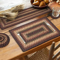 Homespice Prescott Braided Table Runner for Primitive Decor, Rect 11x36