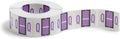 Smead BCCR Bar-Style Color-Coded Alphabetic Label, Q, Label Roll, Lavender, 500 Labels per Roll, (67087)