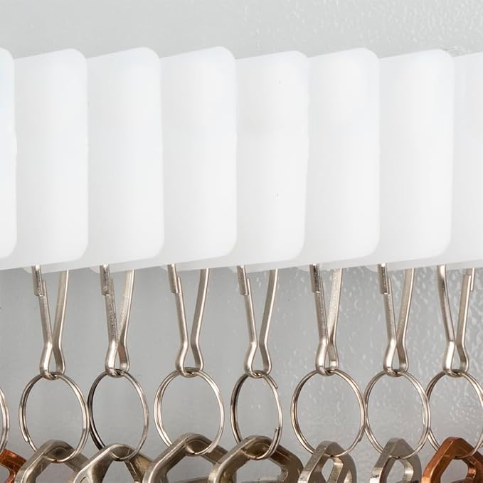 Barska Multi-Purpose Key Tags with Write-On Labels & Ring Holders - 50 White Tags