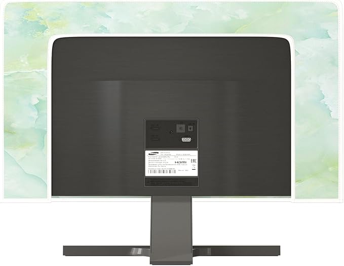 Baocicco Sage Green Marble Waterproof TV Dust Cover 40, 41, 42，43 Inch Anti-Static Dustproof Abstract Creative Desige Television Accessories TV LCD Screen Texture TV Decoration for Tablet