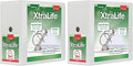 Cardinal XtraLife 3-Ring Binder, 6", w/Shelf Pull, Locking Slant-D Rings, ClearVue Presentation Binder, Holds 1,300 Sheets, PVC-Free, White (26360) (Pack of 2)