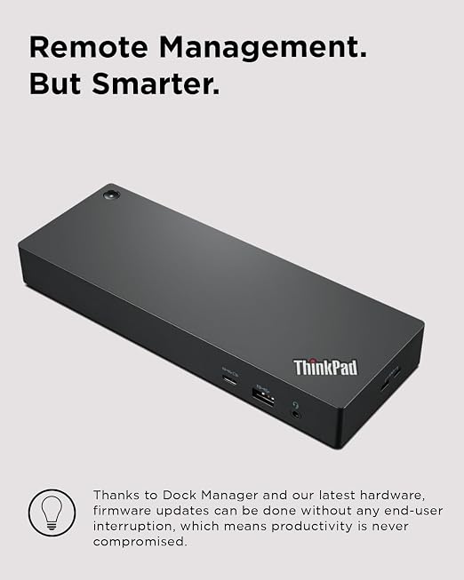 Lenovo ThinkPad Universal Thunderbolt 4 Dock | 4 Displays | 100W Charge