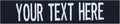 Custom Uniform Name Tapes Solid Colors. Made in The U.S.A. Ships Under 24 Hours. Dark Blue Fabric, 5 Inch Hook Fastener (Uniform Ready Fastener)