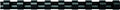 Fellowes A4 14 mm Plastic Binding Combs for Comb Binding Machine, Binds 81 to 100 Pages, Black, Pack of 100, 5346907