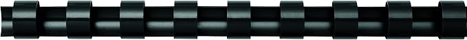 Fellowes A4 14 mm Plastic Binding Combs for Comb Binding Machine, Binds 81 to 100 Pages, Black, Pack of 100, 5346907