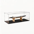 Large Acrylic Display Case, Clear Acrylic Display Box with Matte Base, Dustproof Collectible Storage Cases, DIY Easy Assembly Showcase for Figures, Models, Collectibles, 14 x 5 x 5 inch