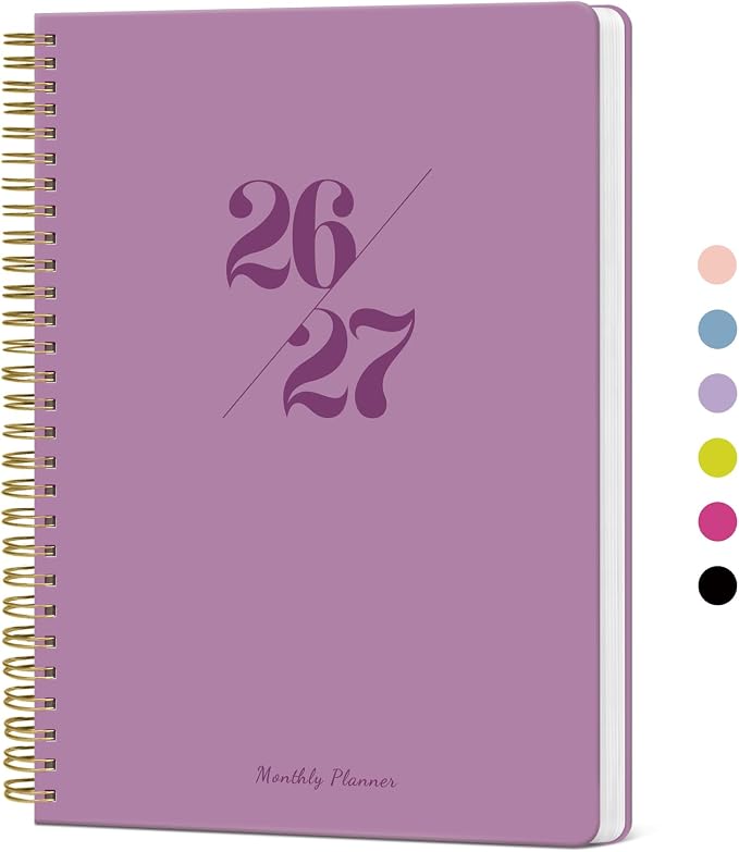 Monthly Planner 2026-2027, 18 Months Calendar, Jul 2026-Dec 2027