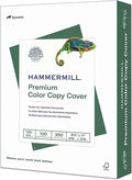 Hammermill Cardstock, Premium Color Copy, 100 lb, 8.5x11 - 1 Pack (250 Sheets) - 100 Bright, Made in the USA Card Stock, 120024R, White