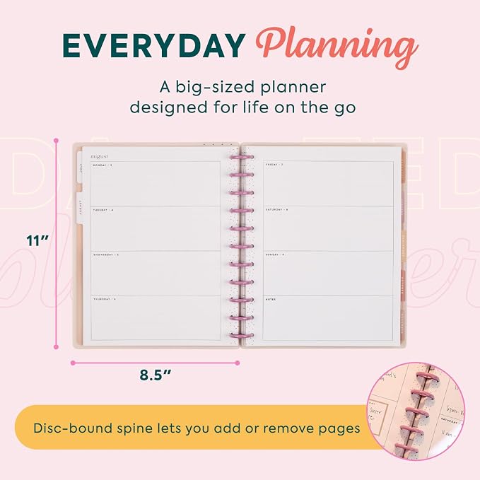 Happy Planner Disc-Bound Planner July 2026–June 2027, Big Size