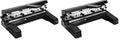 Swingline 3 Punch Heavy Duty, 40 Sheet Capacity Three Hole Puncher 3 Ring, Adjustable 2-4 Hole Paper Punch, Black (74450) (Pack of 2)