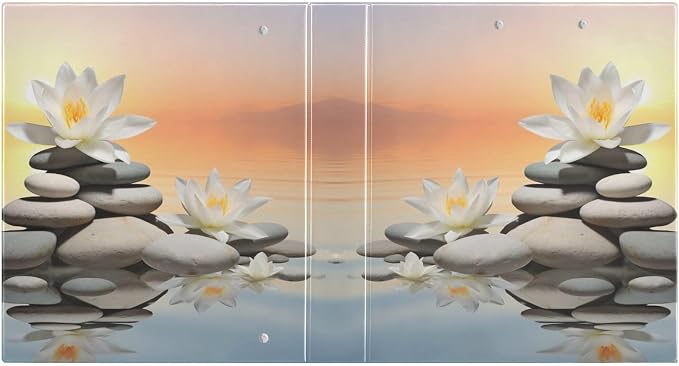 SPRIPORT Zen Stone 1.5 Inch 3 Ring Binder Holds 200 Sheets for Office Supplies Durable PVC Round Ring Binder with Interior Clear Pockets Binder Notebook for Man Woman Home Work