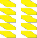Magnetic Dry Erase Magnets Labels 3x1 inches, Reusable Name Tags, Organizing Schedules in Office/Classroom. Work on Fridge/White Board (Yellow 60Pcs)