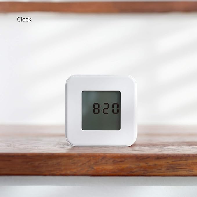 mooas Multi Cube Timer Clock (Mint) Rotating Flip Gravity Sensor Time Management Digital LED Clock & Timer 1, 3, 5, 10 min Setting ADHD Desk Office Productivity Kids Workout Kitchen